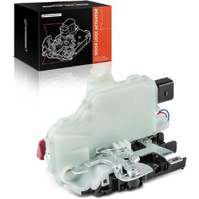 A-Premium Front Left Door Lock Latch Actuator Assembly Compatible with Volkswagen Beetle 2003-2010, GTI/Rabbit 2006-2009, Jetta 2005-2010, R32 2008, Door Lock Actuator # 3B1-837-015-AT, 3B1-837-015-P