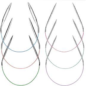 إبر الحياكة الدائرية مقاس 4 إبر الحياكة المعدنية المستديرة مقاس 24 بوصة in Kuwait