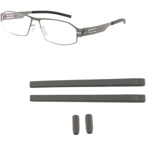 Eyeglasses Nose Pads Push in Replacement Kit of 1Pair Temple Tips Ear Socks and1 Pair Nose Piece Pads for IC! IC Berlin Eye Glass Frames…