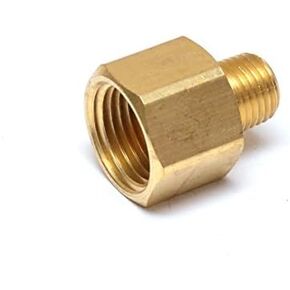 1/2" Female NPT FPT FIP to 1/4" Male MPT MIP Brass Pipe Adaptor Fitting Fuel/Air/Water/Boat/Gas/Oil WOG Military Grade