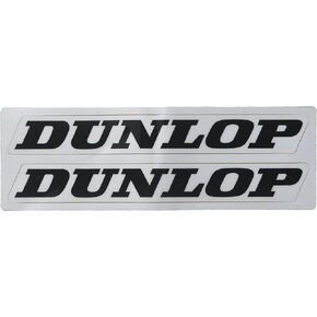 Factory Effex 02-7069 White 'Dunlop' Universal Swing Arm Sticker 19 x 7-8