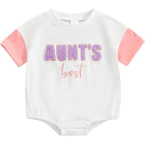 Sejardin الوليد طفلة رومبير Daddys فتاة ملابس الصيف قصيرة الأكمام جولة الرقبة Playsuit الرضع فتاة الزي