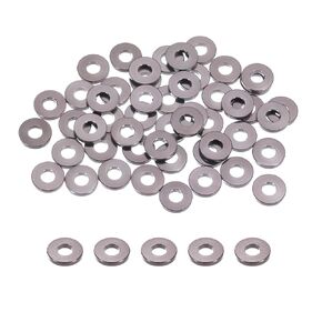 MECCANIXITY Flat Washers Aluminium Alloy M5 Thickening Washer for RC Model Parts Titanium Gray 50Pcs