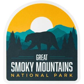 Great Smoky Mountains National Park Sticker - Weatherproof Vinyl Souvenir Decal