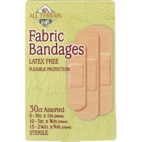 ALL TERRAIN BANDAGE,FABRIC,ASSORTED, 30 CT
