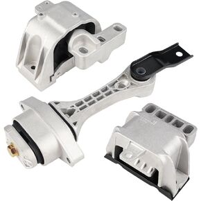 JDMON 3Pcs Engine Mount Trans Motor Kit Replacement for Volkswagen Beetle 1.8L 2.0L VW Golf Jetta 2000 2001 2002 2003 2004 2005 2006 2006 Compatible with A6929 A6935 A6930