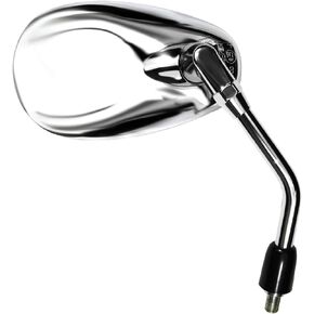 95102 Nickel Copper Chrome Knockback Stem Motorcycle Mirror (RH/LH,EC Spec)