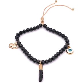 سوار من خرز كريستال أزاباتشي الأصلي من ليزلي بولز للنساء مجوهرات الحظ والحماية in Kuwait