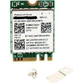 BCM94371ZAE 5GHz 802.11ac 867Mbps M.2 NGFF 2230 Mini PCi-e Wireless WiFi Adapter WLAN Card w/Bluetooth 4.1 for HP 15-BC 15-AX BCM94371 843549-001 843224-001