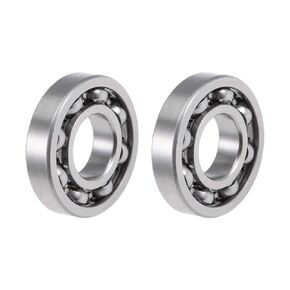 uxcell R6 Deep Groove Ball Bearing 3/8-inchx7/8-inchx7/32-inch Open Type Z2 Lever Bearings 10pcs