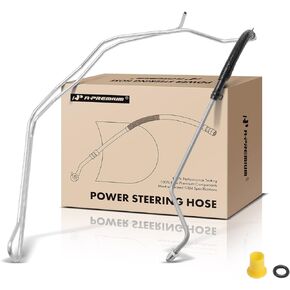 A-Premium Power Steering Hose Return Hose Line Assembly Compatible with Buick Rendezvous 2002-2007 & Pontiac Aztek 2001-2005, with Cooler, From Gear, Replace# 26078270