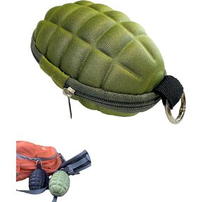 Grenade Style Key bag and Coin Purse Pouch,Small EDC Pouch Accessories Case,Bluetooth Headset Pack,For storage keys, change, USB flash drive, headphones, etc.