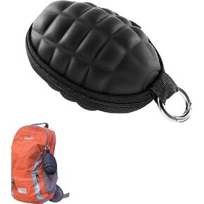 Grenade Style Key bag and Coin Purse Pouch,Small EDC Pouch Accessories Case,Bluetooth Headset Pack,For storage keys, change, USB flash drive, headphones, etc.