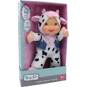 Baby's First Singing Farm Animal Friends, Cow, Sings Old McDonald, Machine Washable, Lifelike Features, for Ages 1+