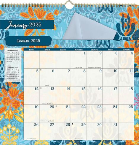 WSBL Bohemian 2025 File-It Calendar (25997006032) in Saudi Arabia