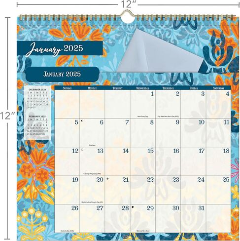 WSBL Bohemian 2025 File-It Calendar (25997006032) in Saudi Arabia