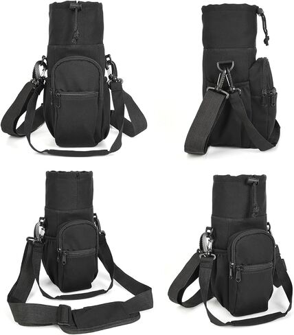 حقيبة زجاجات المياه من Valleycomfy معزولة لحمل زجاجات المياه مع حزام وحقيبة للمشي والتنزه سيرًا على الأقدام in Kuwait