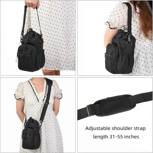 حقيبة زجاجات المياه من Valleycomfy معزولة لحمل زجاجات المياه مع حزام وحقيبة للمشي والتنزه سيرًا على الأقدام in Kuwait