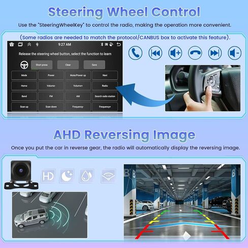 Roinvou 2+32G Android Car Stereo for Subaru Legacy Outback 2010-2014, 9" Touchscreen in-Dash GPS Navigation with Wireless CarPlay Android Auto Mirror Link WiFi Bluetooth FM RDS Radio Backup Camera in Saudi Arabia