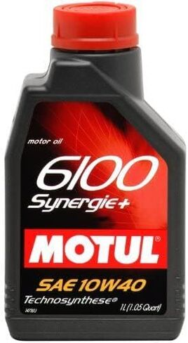 Motul 839411 6100 Synergie+ 10W-40 زيت محرك البنزين والديزل - زجاجة 1 لتر in Saudi Arabia