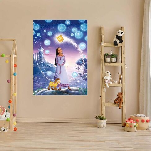 زينة حفلات Wish Game Pin The Star Party Favors، ملصق كبير لمستلزمات حفلات Wish مقاس 19 * 27 بوصة in Saudi Arabia