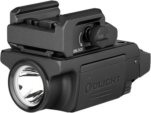OLIGHT PL-Mini 3 Valkyrie 600 Lumens Compact Tactical Picatinny/GL/Hellcat Rail-Mounted Weaponlight with Two Included Rechargeable and Removable Battery, Pistol Light with Strobe Mode (Black) in Saudi Arabia