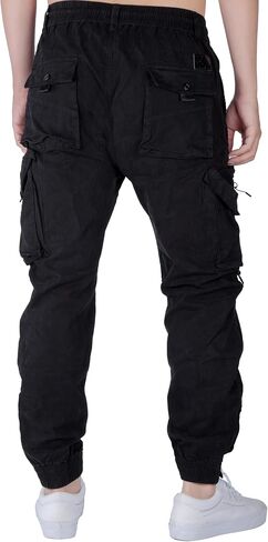 ITALYMORN Man Wild Cargo Pants Elastic Waist Hiking Pants with Belt Loop in Saudi Arabia