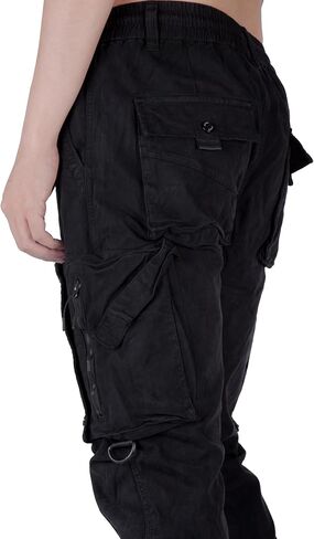 ITALYMORN Man Wild Cargo Pants Elastic Waist Hiking Pants with Belt Loop in Saudi Arabia