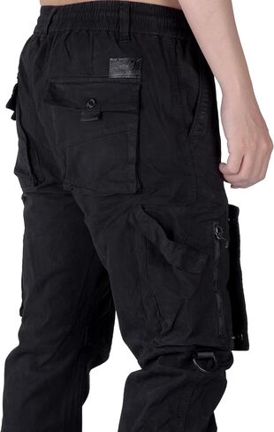 ITALYMORN Man Wild Cargo Pants Elastic Waist Hiking Pants with Belt Loop in Saudi Arabia