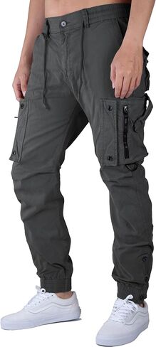 ITALYMORN Man Wild Cargo Pants Elastic Waist Hiking Pants with Belt Loop in Saudi Arabia