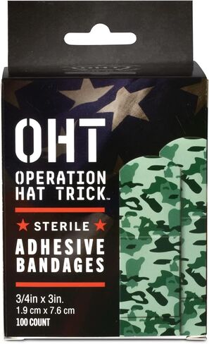 Dukal 1087755-BX Operation Hat Trick Adhesive Bandage, 3/4"x3", Pack of 100 in Saudi Arabia