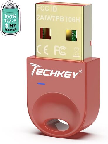 USB Bluetooth Adapter 5.3 for Desktop PC, Really Plug & Play Mini Bluetooth V24 EDR Dongle Receiver & Transmitter for Laptop Computer Bluetooth Windows 11/10/8.1-Mauve in Saudi Arabia