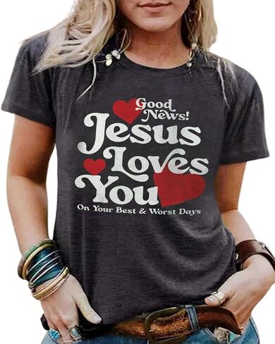 Christian Shirts for Women Vintage Bible Verse Boho Floral Graphic Tees Christian Gifts for Her in Saudi Arabia