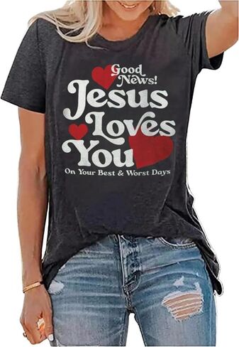 Christian Shirts for Women Vintage Bible Verse Boho Floral Graphic Tees Christian Gifts for Her in Saudi Arabia