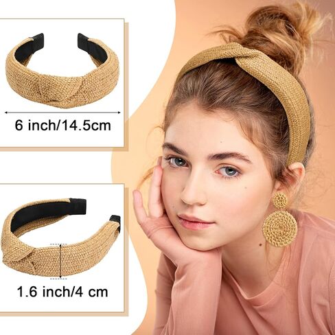 8 Pieces Women Bohemian Straw Purses Bags Crossbody Clutch Purses Summer Rattan Earrings Lightweight Boho Straw Knotted Hair Bands and Disk Circle Pendant Necklace Set in Saudi Arabia