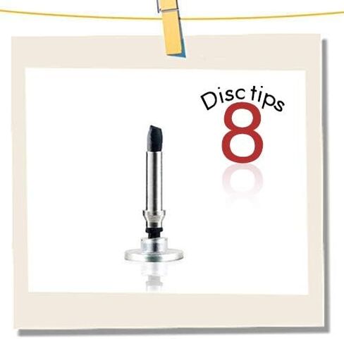 رؤوس أقراص مستديرة بديلة من Mixoo لأقراص Mixoo وطرف شبكي 2 في 1 سلسلة قلم فقط، 8 عبوات in Kuwait