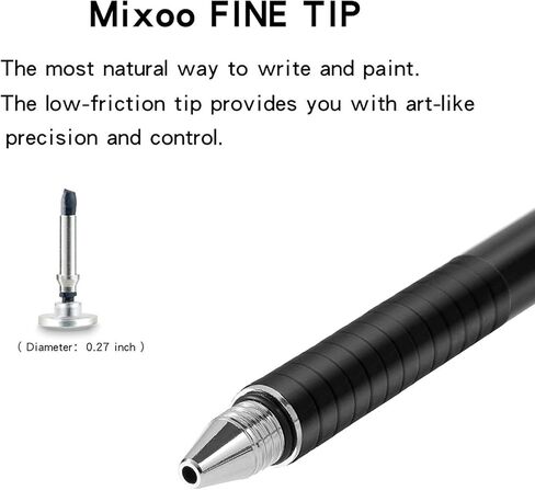 رؤوس أقراص مستديرة بديلة من Mixoo لأقراص Mixoo وطرف شبكي 2 في 1 سلسلة قلم فقط، 8 عبوات in Kuwait