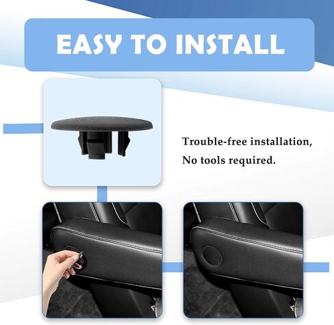 قطعتان من غطاء غطاء مسند ذراع السيارة لمقعد السيارة، غطاء مسند ذراع السيارة OEM#15279689,15279690، ملحقات السيارة الداخلية المتوافقة مع جي إم سي سييرا يوكون، كاديلاك إسكاليد، شيفروليه سوبربان (بيج) in Kuwait