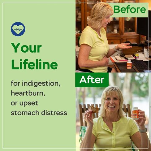 REFLUXTER Natural Acid Reflux Sodium Alginate Supplement - Esophageal Rescue Support for Indigestion, Lpr, Heartburn, Gerd Relief - 60 Capsules. Made in USA in Saudi Arabia