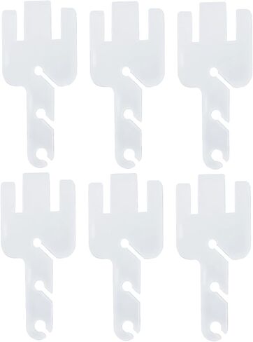 6 قطع من ملحقات ماكينة الحياكة السريعة، محولات شد خيوط قابلة للفصل مع ورق حماية كرافت قابل للتمزيق، قضبان شد لآلات الحياكة Addi King وAddi Express، شفافة in Kuwait