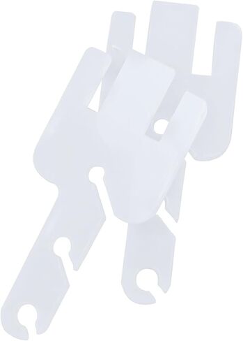 6 قطع من ملحقات ماكينة الحياكة السريعة، محولات شد خيوط قابلة للفصل مع ورق حماية كرافت قابل للتمزيق، قضبان شد لآلات الحياكة Addi King وAddi Express، شفافة in Kuwait