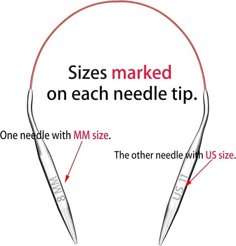 إبر الحياكة الدائرية مقاس 4 إبر الحياكة المعدنية المستديرة مقاس 24 بوصة in Kuwait