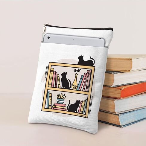 Book Lovers Gifts Book Sleeve, Bookish Book Club Gifts Book Covers for Paperbacks, Christmas Birthday Book Pouch Book Protector, Bookworm Librarian Gifts for Women Reader Soul Sister Book Accessories in Saudi Arabia