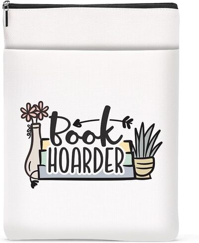 Book Lovers Gifts Book Sleeve, Bookish Book Club Gifts Book Covers for Paperbacks, Christmas Birthday Book Pouch Book Protector, Bookworm Librarian Gifts for Women Reader Soul Sister Book Accessories in Saudi Arabia