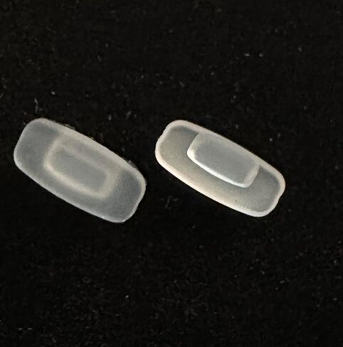 13mm Square Push-in Ultra-Soft Silicone Nose Pads for Permium Sunglasses and Eyeglass Brands Compatible with Costa, Maui Jim, RayBan and More (1 Pair) in Kuwait