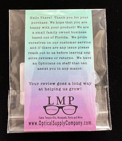 13mm Square Push-in Ultra-Soft Silicone Nose Pads for Permium Sunglasses and Eyeglass Brands Compatible with Costa, Maui Jim, RayBan and More (1 Pair) in Kuwait