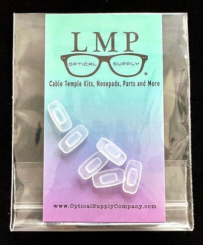 13mm Square Push-in Ultra-Soft Silicone Nose Pads for Permium Sunglasses and Eyeglass Brands Compatible with Costa, Maui Jim, RayBan and More (1 Pair) in Kuwait