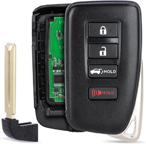 استبدال مفتاح السيارة الذكية فوب لكزس RX350 RX350L RX450h RX450hL NX200t NX300 NX300h LX570 2020-2021 HYQ14FLB 231451-3950 314.3MHz 4 أزرار in Saudi Arabia