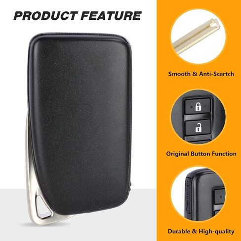 استبدال مفتاح السيارة الذكية فوب لكزس RX350 RX350L RX450h RX450hL NX200t NX300 NX300h LX570 2020-2021 HYQ14FLB 231451-3950 314.3MHz 4 أزرار in Saudi Arabia