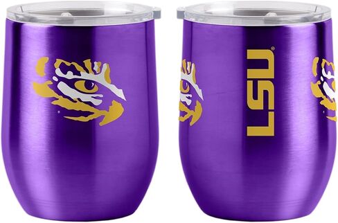 العلامات التجارية Boelter NCAA LSU Tigers Drink Tumbler Steel 16 منحني، ألوان الفريق، مقاس واحد in Saudi Arabia